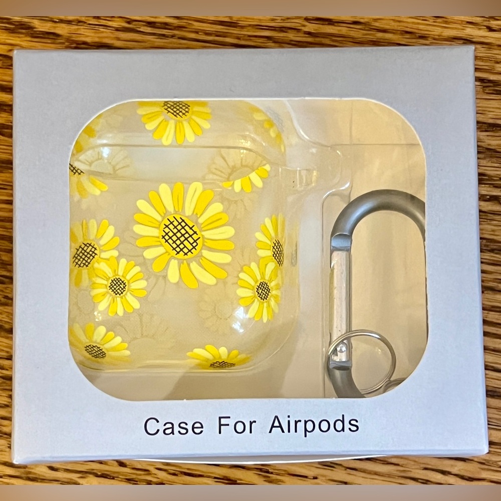 Apple AirPod 2nd Generation sunflower case cover NIB
